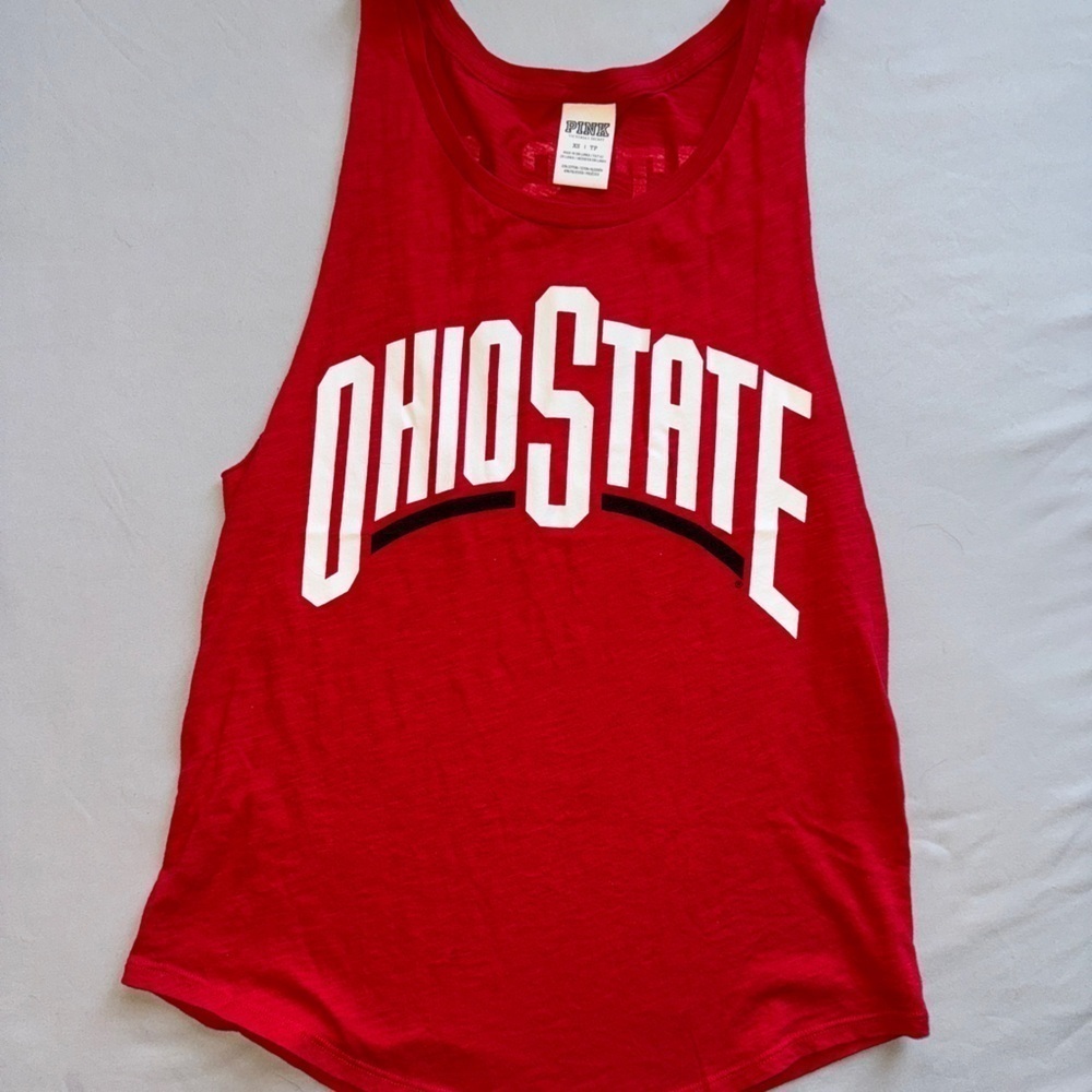 PINK Ohio State Tank Top